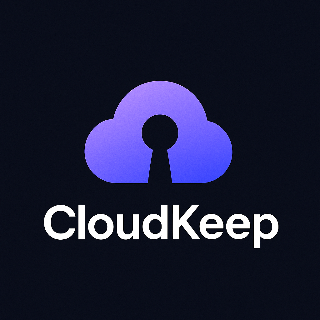 Cloud Keep file management dashboard